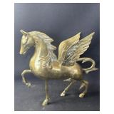 Vintage brass Pegasus statue