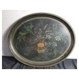 Hand-painted serving tray