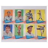 8 1961 Fleer baseball cards vintage including