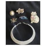 Vintage costume jewelry lot