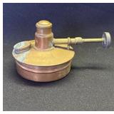 Vintage copper oil lamp