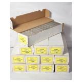 12 long boxes 1989 Topps baseball card lot