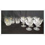 Box of crystal glasses