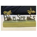 California pottery Descanso green Brock Ware