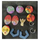 Vintage colorful costume jewelry lot