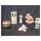 Miscellaneous pottery, clay, ceramic, etc. Items