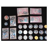 Colorized US Presidents Dollar & Half Dollar