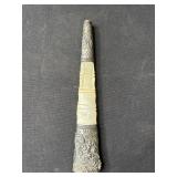 Vintage sterling silver handle with pearl inlay