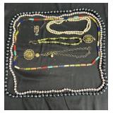 Group of costume jewelry