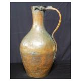 Vintage solid copper ewer/jug