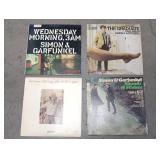 Four Simon & Garfunkel vinyl records
