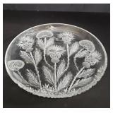 German hand cut glass crystal bowl