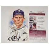 1981 Perez Steele Autographed Joe Sewell postcard