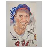 1980 Perez Steele autographed Bob Feller postcard