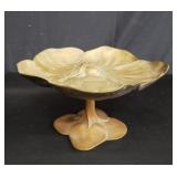 Vintage bronze compote