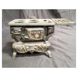 Vintage Crescent cast iron stove sampler