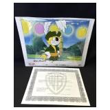 Signed William Hanna & Joseph Barbera cartoon cel