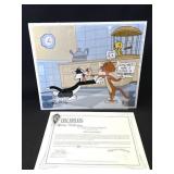 Signed Friz Freleng Birds Anonymous cel