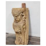 Decorative fiberglass corbel