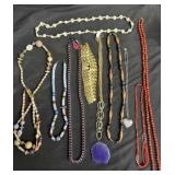 Group of costume jewelry