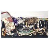 Large vintage costume jewelry box lot