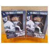 Two Dustin May bobblehead . Giveaway on 5/1/2023