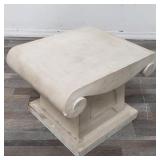 Plaster & wood pedestal