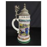 Antique German beer stein