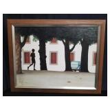 Signed and dated oil painting on canvas