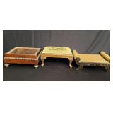 Group of foot stools