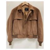 Vtg wool bomber jacket by John Weitz sz 40