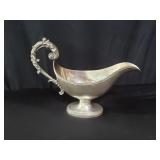 Vintage marked sterling silver gravy boat