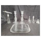 Group of crystal & glass items