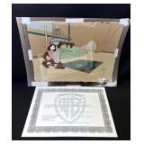 Vintage original production Taz Looney Tunes cel