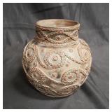 Pottery vase marked "made in Greece"