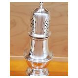 Vintage large  silverplate English suger  powder