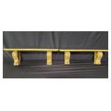 Pair of gilt carved wood shelves