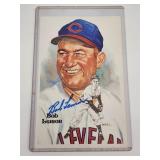 1981 Autographed Bob Lemon Perez Steele postcard