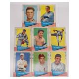 8 1961 Fleer baseball cards vintage including