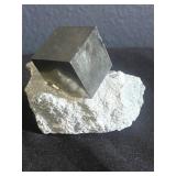 Spanish pyrite cube specimen