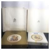 Four collectible plates - Goebel, Pickard,