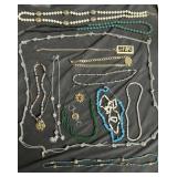 Group of costume jewelry