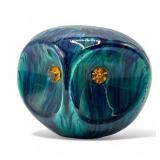 Mid century ceramic owl figurine, 3" h.