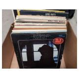 Box of vintage vinyl records - Barbara Streisand,