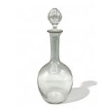 Vintage Baccarat France crystal decanter, 11 1/2"