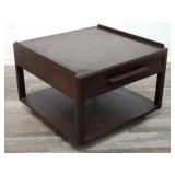 Edward Wormley for Dunbar lamp table on casters