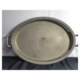 Silver plate serving tray