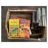 Collectibles, books, media (box)