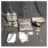 Box of miscellaneous silver plated items