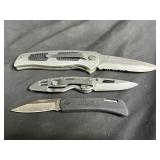 Group of 3 pocket knives